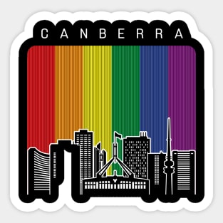 Canberra LGBT Flag Sticker